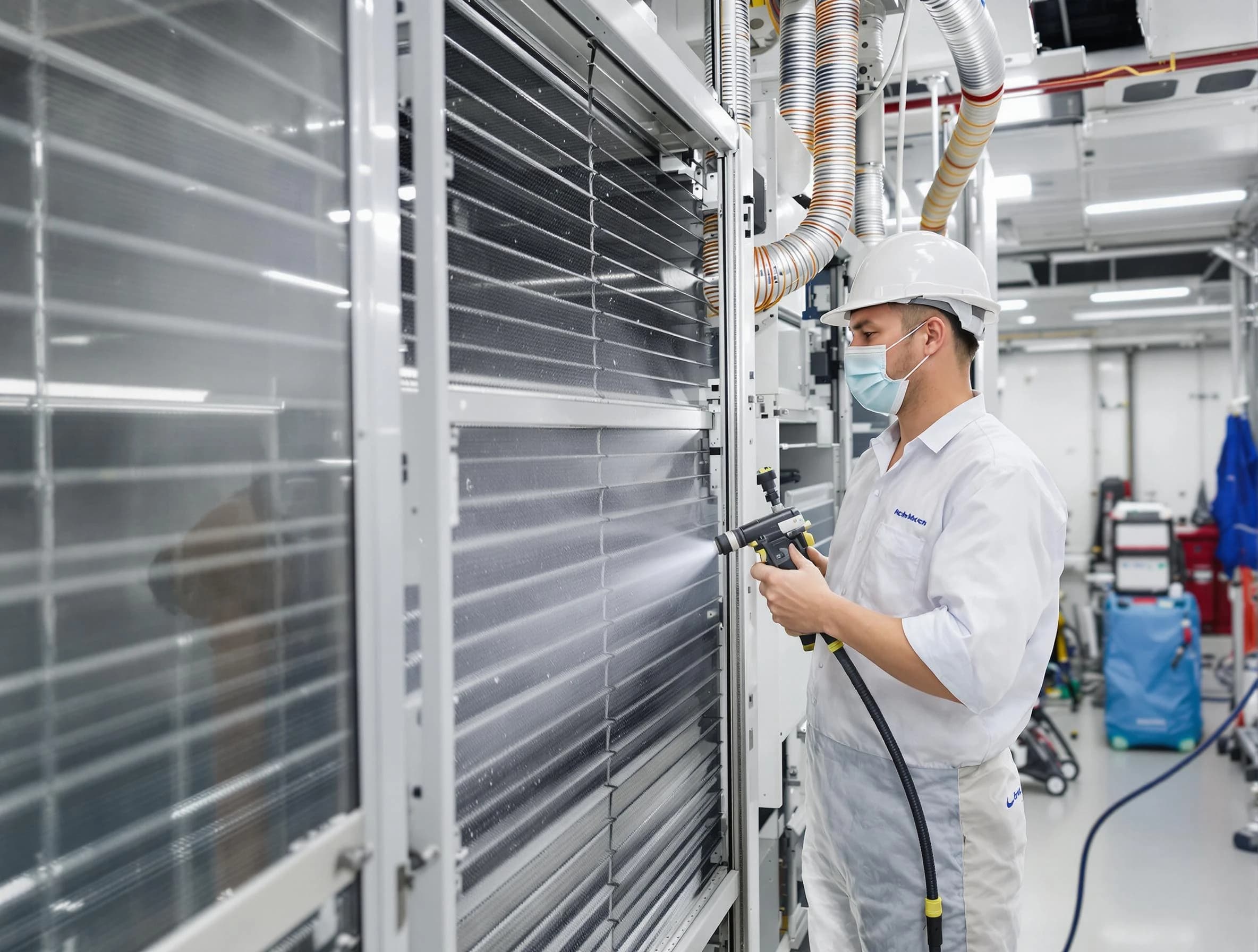 Professional AC coil cleaning by Suwanee Air Duct Cleaning in Suwanee