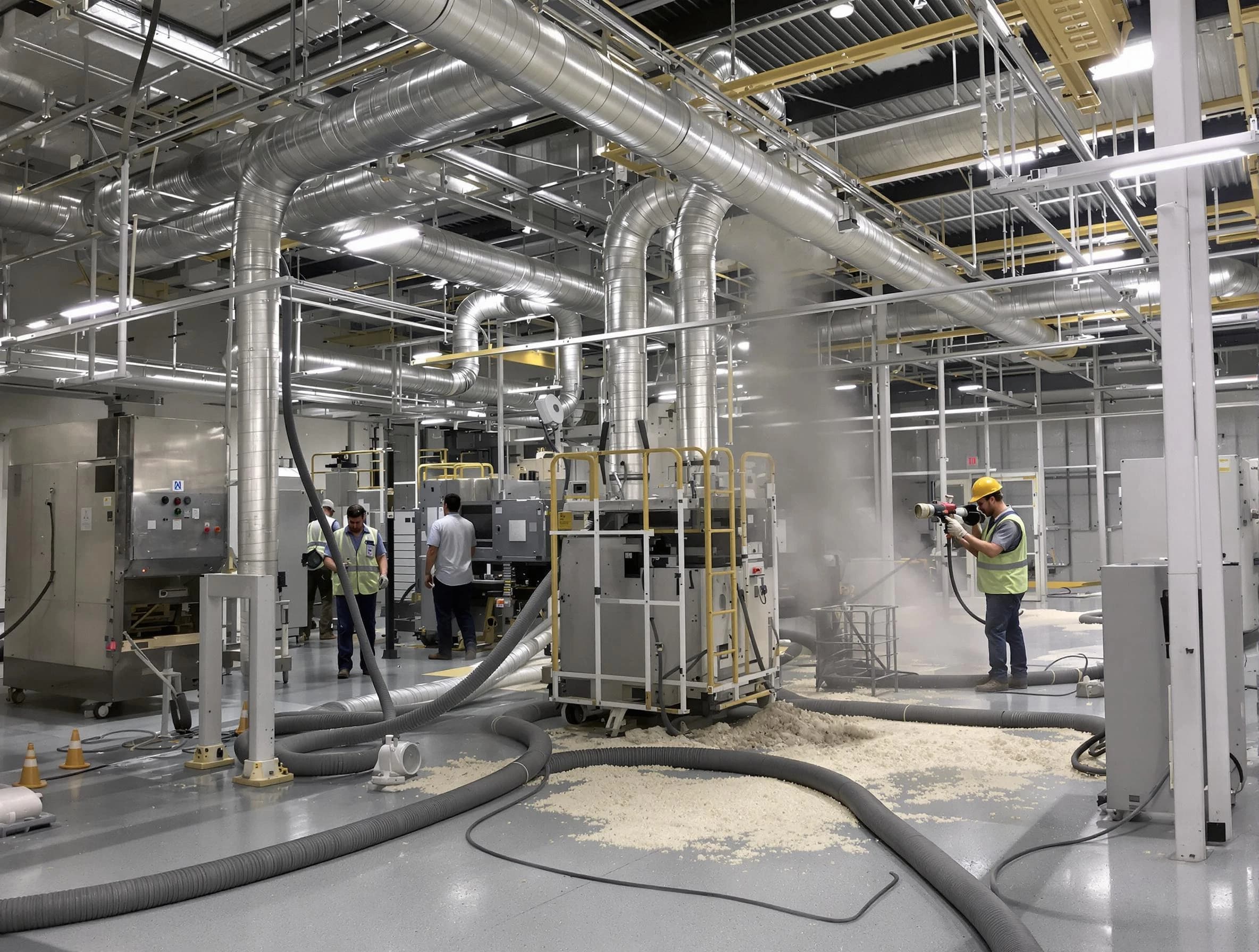 Heavy-duty industrial duct cleaning by Suwanee Air Duct Cleaning in Suwanee