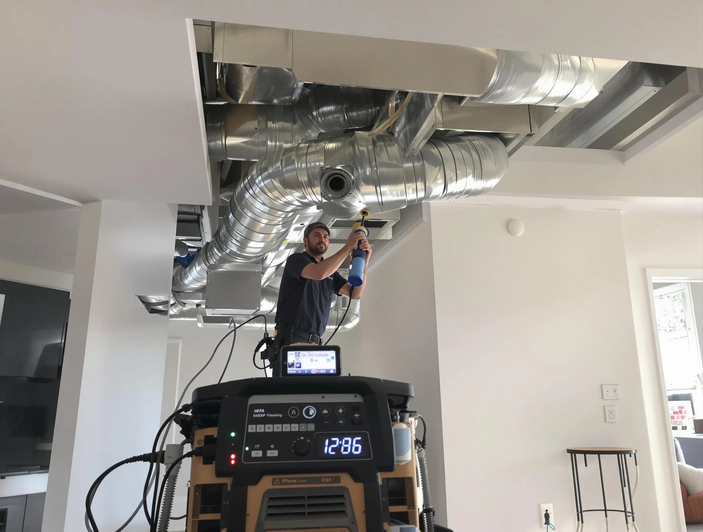 Advanced pure air duct cleaning by Suwanee Air Duct Cleaning in Suwanee