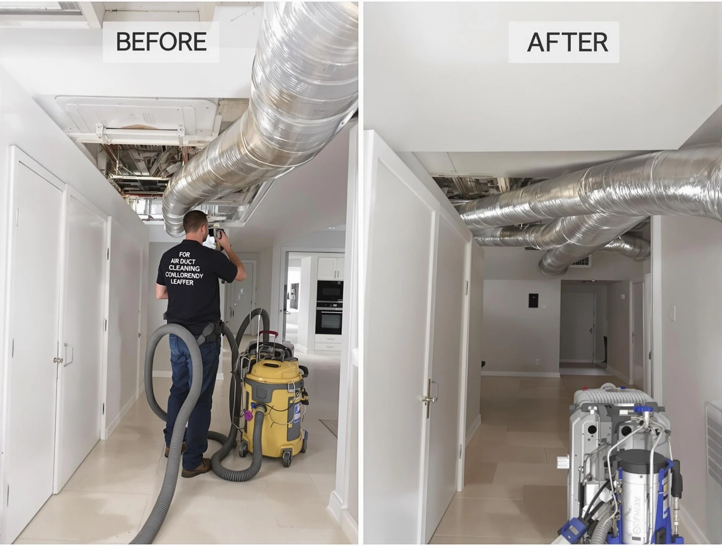 Suwanee Air Duct Cleaning professional performing thorough air duct cleaning in Suwanee
