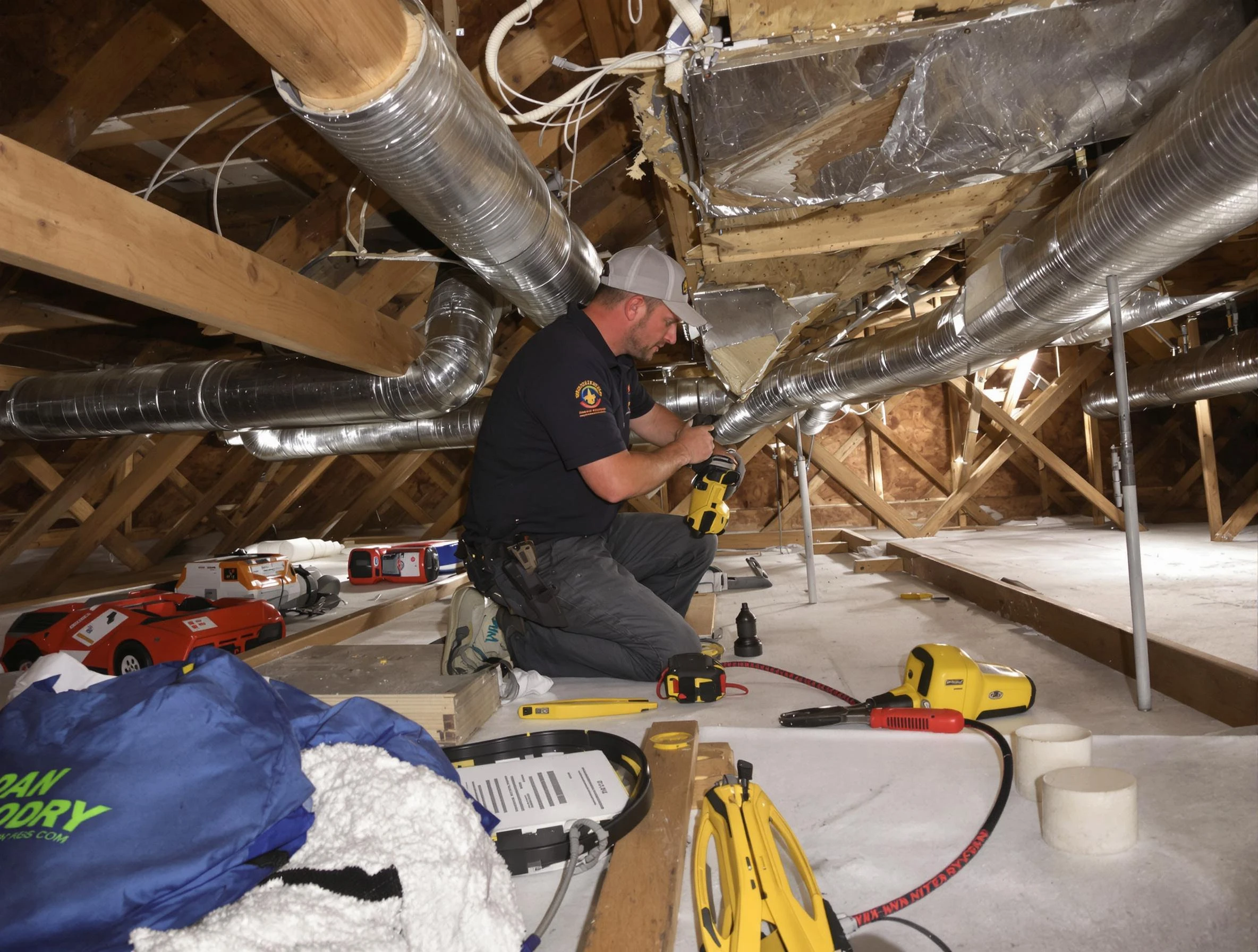 Professional air duct repair by Suwanee Air Duct Cleaning in Suwanee