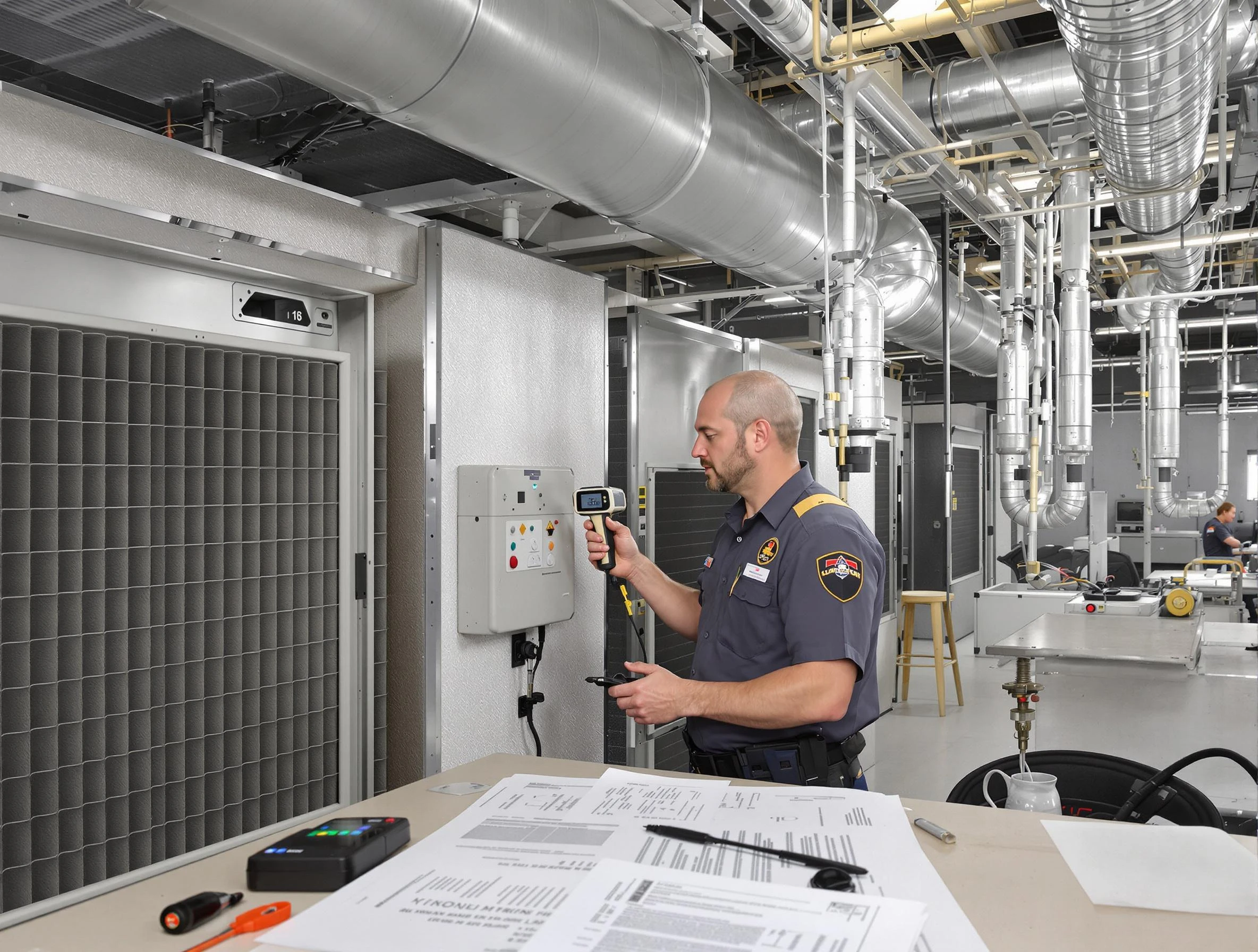 Professional filter system inspection by Suwanee Air Duct Cleaning in Suwanee