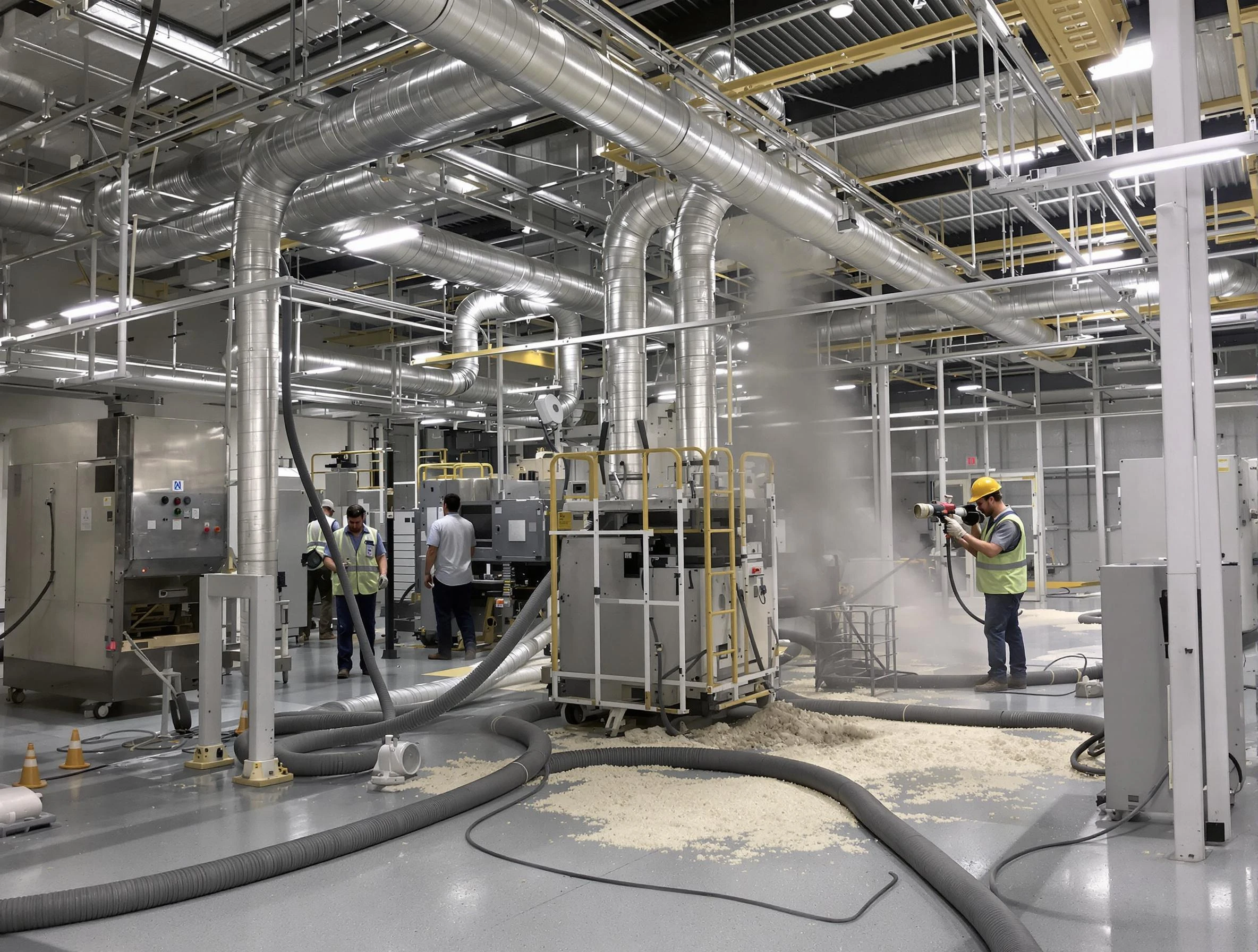 Heavy-duty industrial duct cleaning by Suwanee Air Duct Cleaning in Suwanee